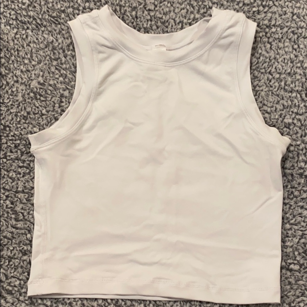 Paragon white crop top